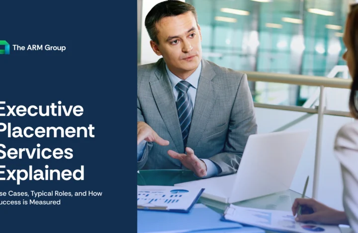 Learn how executive placement services work, interim hiring use cases, leadership roles, and executive hiring success metrics.