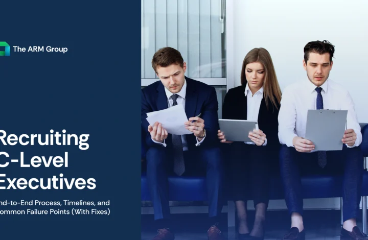 Learn the process, timelines, and pitfalls of recruiting C-level executives with actionable fixes for successful leadership hiring.