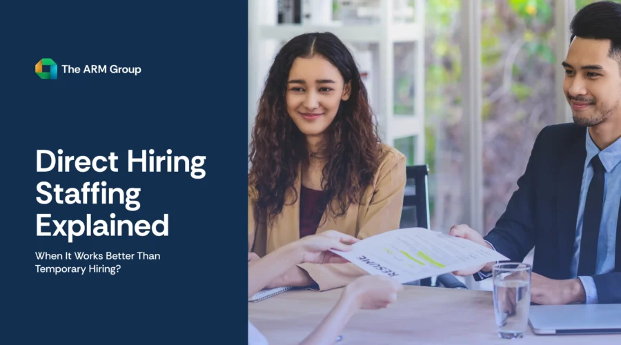 Learn when direct hire staffing works better than temporary hiring and how to build a stronger long-term workforce.