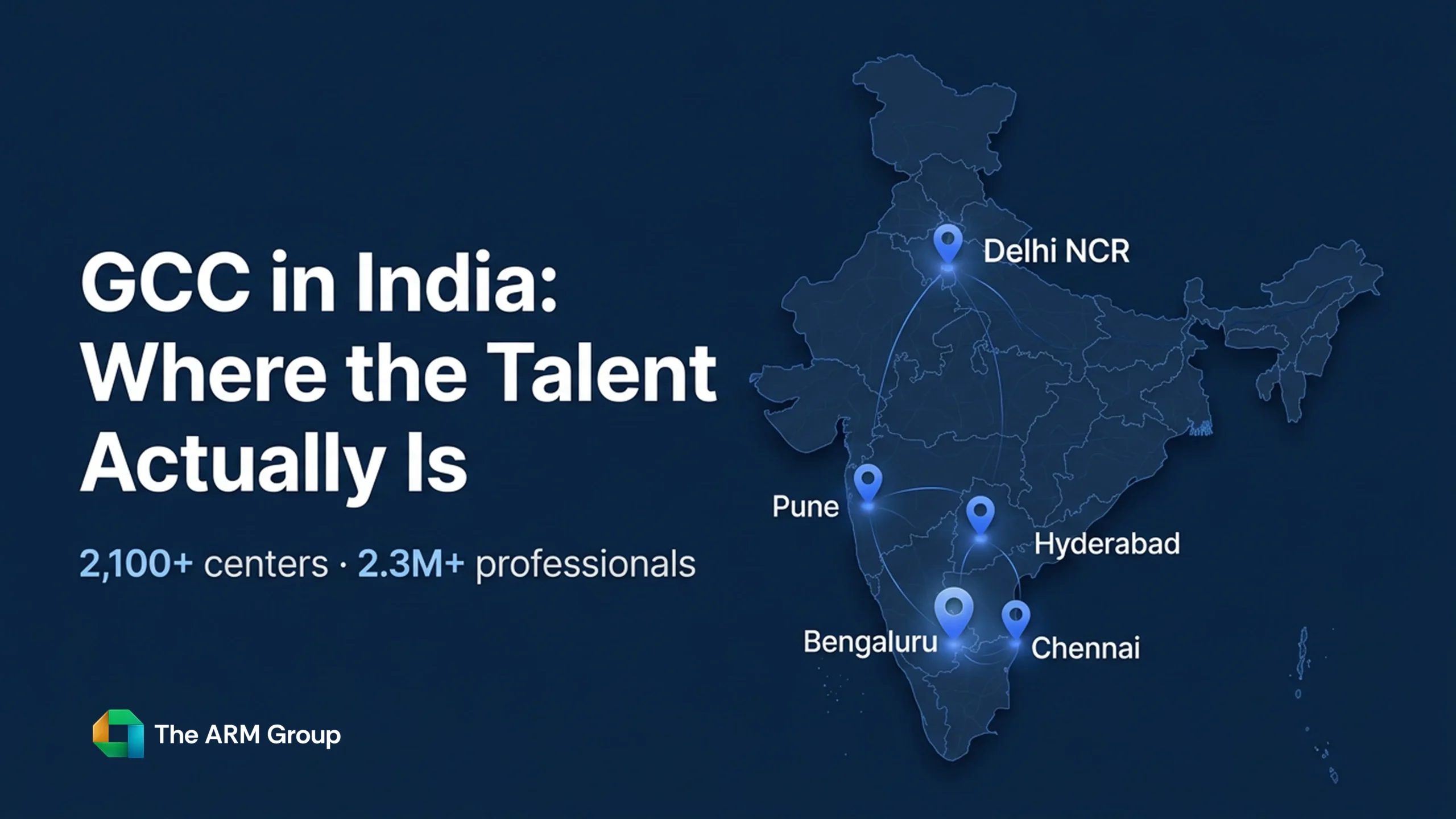 GCC talent markets in India including Bengaluru Hyderabad Pune Chennai and Delhi NCR