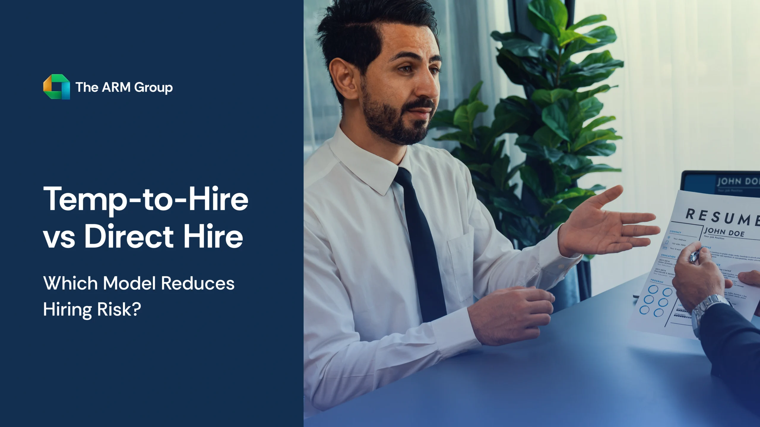 Temp-to-hire staffing or direct hire? See which model actually lowers your hiring risk, and when to use each.